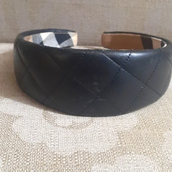 Burberry | Accessories | Burberry Quilted Leather Headband  display picture 1
